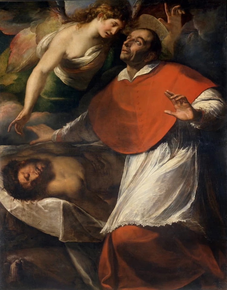 San Carki Borromeo osserva il Cristo morto - Pinacoteca di Brera, Milan